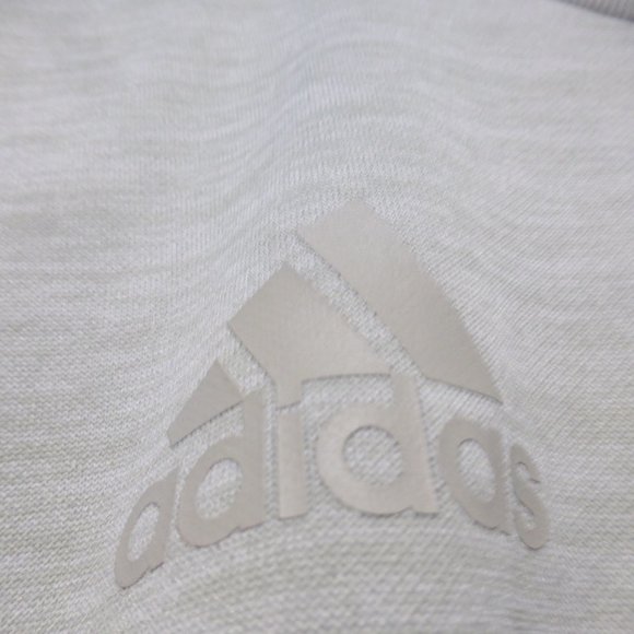 ADIDAS Climalite, medium, short sleeve exercise shirt with textured logo front - Picture 3 of 6
